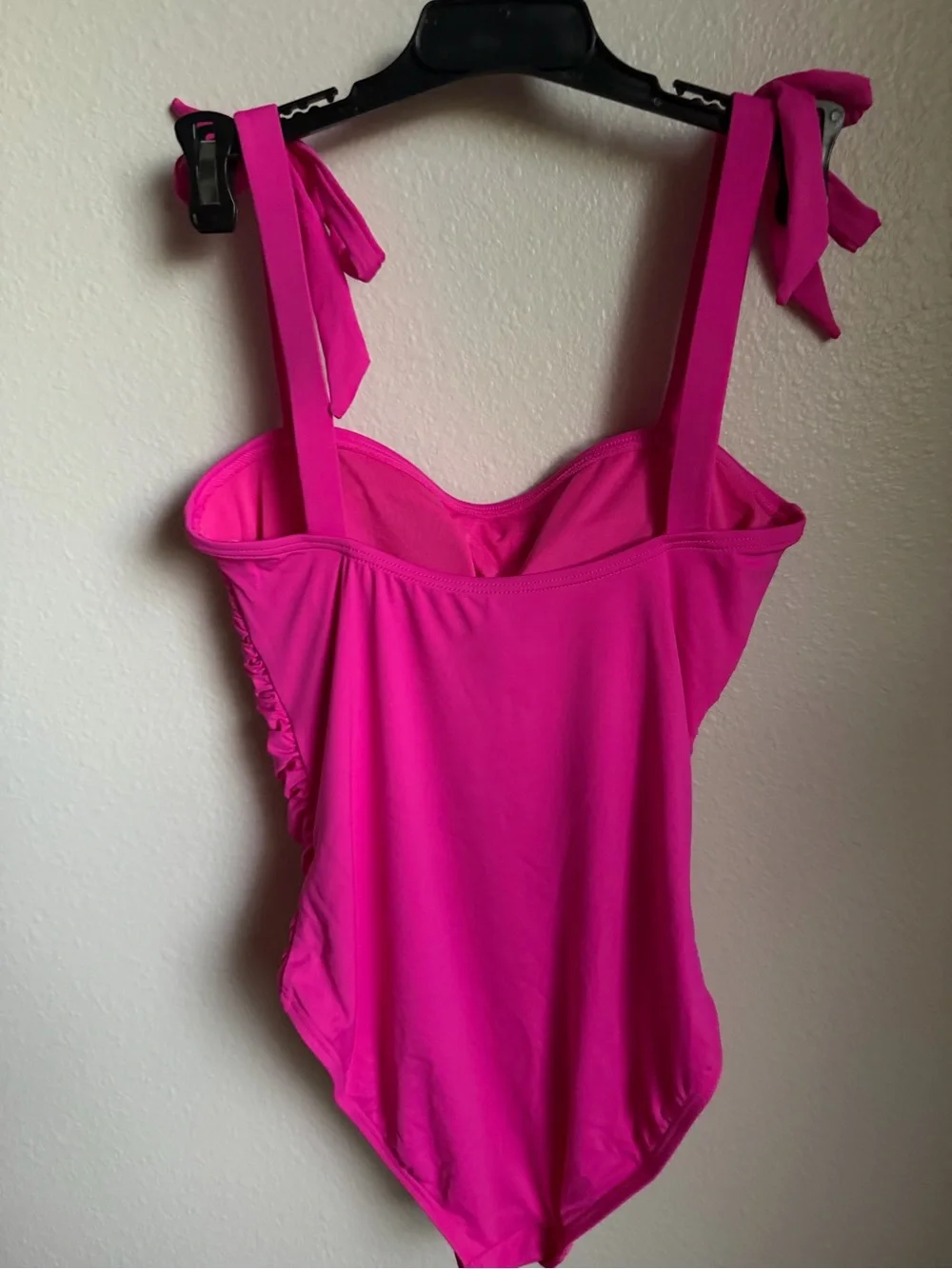 NWT Kate Spade Bow Shoulder Tie One-Piece Swimsuit Size S